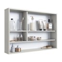 Ver imagem 5 de Armário Espelheira de Banheiro 90cm com 3 Portas e 1 Nicho Bari