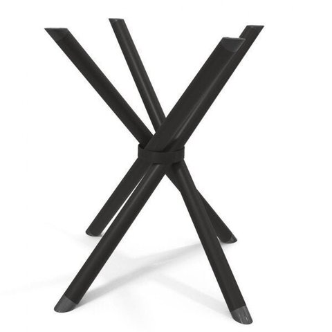 Base de Metal para Mesa de Jantar 73cm Volga Preto/Crome