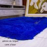 Tapete Antiderrapante Felpudo 2,00x2,40M Azul - 2