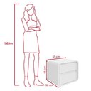 Ver imagem 3 de Mesa de Cabeceira Easy Like Branco