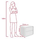 Ver imagem 3 de Mesa de Cabeceira Easy Like Branco