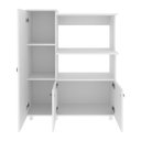 Ver imagem 5 de Balcão Multiuso para Forno e Micro-ondas com 3 Portas Multimóveis Cr20341 Branco