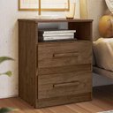 Ver imagem 5 de Mesa de Cabeceira Apolo Castanho Wood Flex - Moval