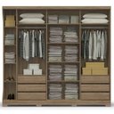 Ver imagem 2 de Guarda-Roupa Casal com Espelho 3 Portas de Correr F542 Kappesberg