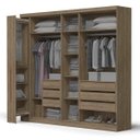 Ver imagem 2 de Guarda-Roupa Casal 6 Portas 6 Gavetas F546 Kappesberg