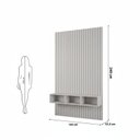 Ver imagem 7 de Painel para Tv até 60 Polegadas 240cmx143cm Ripado com Nicho e LED Trento