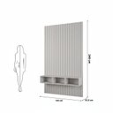 Ver imagem 7 de Painel Ripado para TV até 60 Polegadas com LED MDF 143CMX240CM Nicho Trento