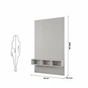 Ver imagem 7 de Painel Ripado para TV até 60 Polegadas com LED MDF 143CMX240CM Nicho Trento