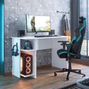 Ver imagem 1 de Mesa para Computador Gamer Escritório Mdp Qmovi: Branco