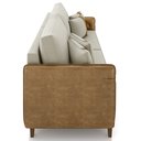 Ver imagem 6 de Sofá 3 Lugares Living 232cm Zoe K04 Veludo Bege/marrom - Mpozenato
