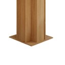 Ver imagem 4 de Mesa de Jantar Quadrada Cimol Sophia c/Tampo de Vidro Nature/Off White 4 Lugares Moderna