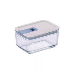 Pote de Vidro Hermético Retangular - Tampa com Alavanca - 750ml - Perfect Seal - Neoflam - 1