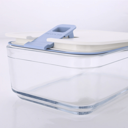 Pote de Vidro Hermético Retangular - Tampa com Alavanca - 750ml - Perfect Seal - Neoflam - 2