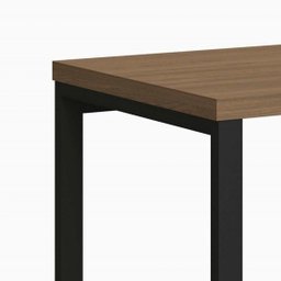 Escrivaninha Mesa para Escritório Industrial com Passa-Cabos 120x70cm Office Carvalho/Munique Marrom - 6 Escrivaninha Mesa para Escritório Industrial com Passa-Cabos 120x70cm Office Carvalho/Munique Marrom - 6
