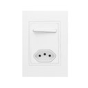 Ver imagem 1 de Conjunto 4x2 Interruptor Simples 1 Tomada 10a Ravenna Dicompel