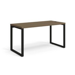 Escrivaninha Mesa para Escritório Industrial com Passa-Cabos 150x70cm Office Carvalho/Munique Marrom - 2 Escrivaninha Mesa para Escritório Industrial com Passa-Cabos 150x70cm Office Carvalho/Munique Marrom - 2