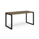 Ver imagem 2 de Escrivaninha Mesa para Escritório Industrial com Passa-Cabos 150x70cm Office Carvalho/Munique Marrom