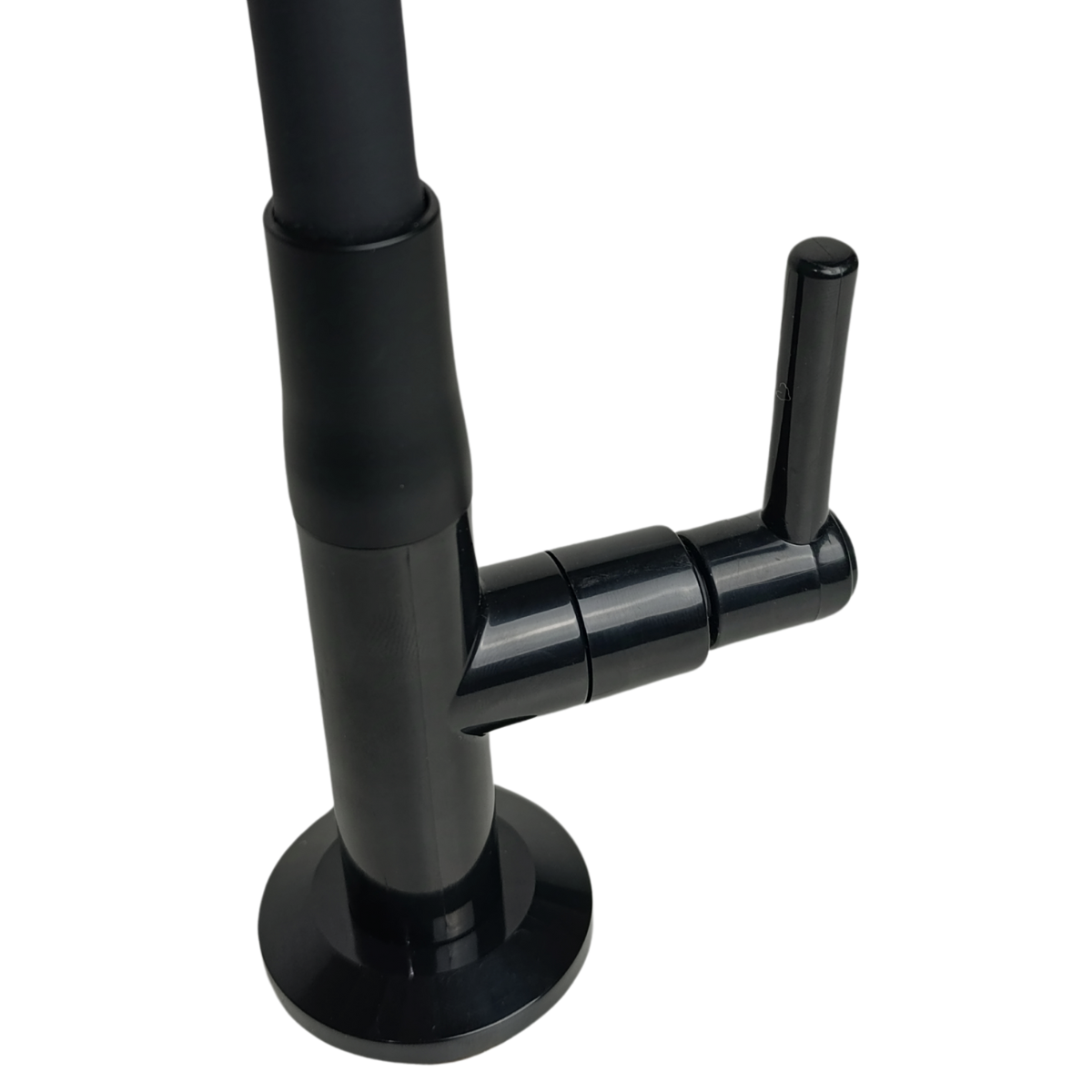 Torneira Preta Gourmet Bancada Abs Jato Duplo Tudo Silicone - 4