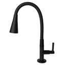 Ver imagem 7 de Torneira Preta Gourmet Bancada Abs Jato Duplo Tudo Silicone