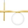 Pendente Haven na Cor Dourado com Globos Brancos Fosco para 3 Lâmpadas G9 de LED - 3