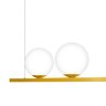 Pendente Haven na Cor Dourado com Globos Brancos Fosco para 3 Lâmpadas G9 de LED - 4