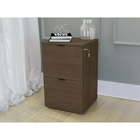 Gaveteiro para Escritório Volante 2 Gavetas Office