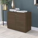 Ver imagem 1 de Balcão para Escritório 2 Portas Office 2017 Marrom