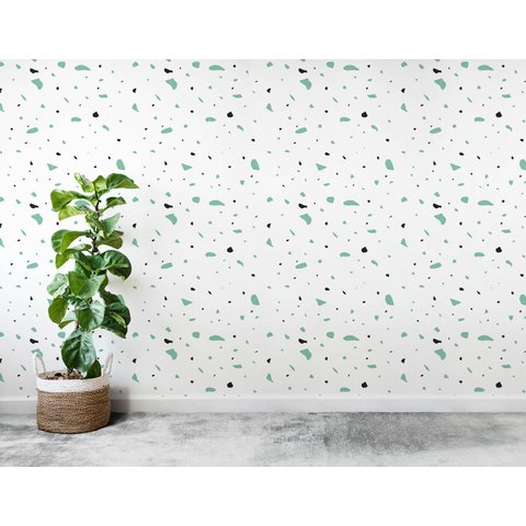 Papel de Parede Terrazzo 1 Arte Destaque 3 Metros