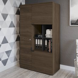 Armário para Escritório Alto com Nicho 3 Portas Office Kappesberg - 1