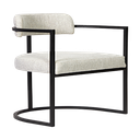 Ver imagem 4 de Kit 02 Poltronas Ohio Linho Bege Estrutura Preto