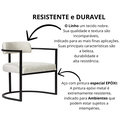 Ver imagem 5 de Kit 02 Poltronas Ohio Linho Bege Estrutura Preto