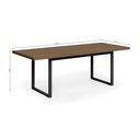 Ver imagem 3 de Mesa de Reunião para Escritório 8 Lugares Industrial Office 220x91cm Carvalho/Munique