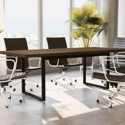 Mesa para Escritório de Reuniões 220cm Office  - 1