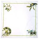 Ver imagem 1 de Kit 4 Guardanapos de Tecido Papagaio do Brasil 40cmx40cm Verde