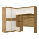 Ver imagem 4 de Quarto Modulado Completo Casal Florença Freijó Off White Moval