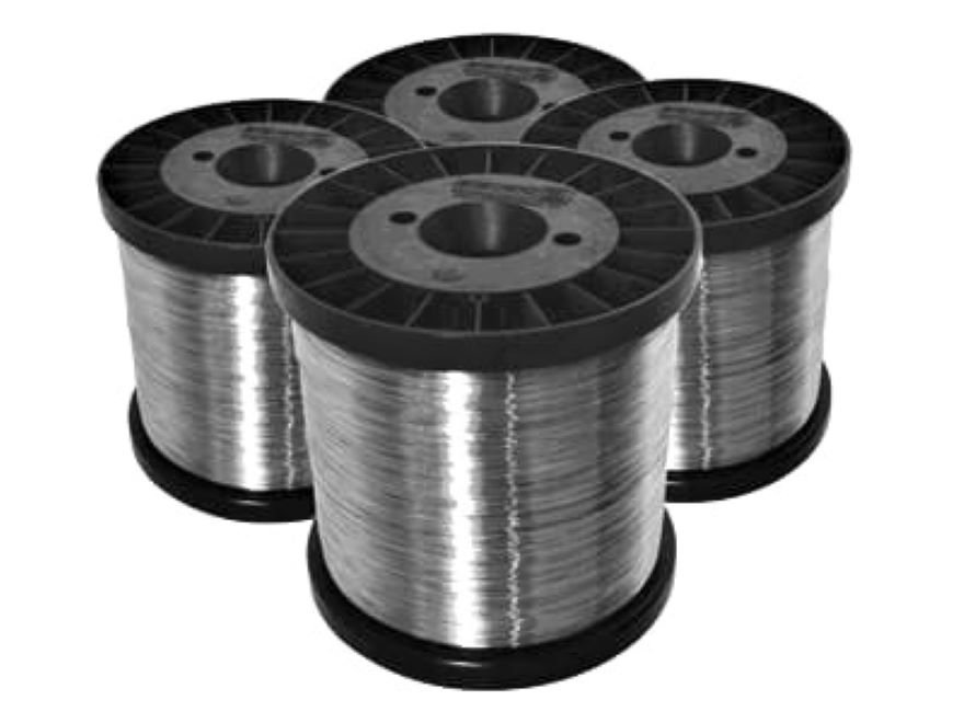 1 kg de Linha de aço inox polido brilhante duro 0,80 mm 254 Mt - 5
