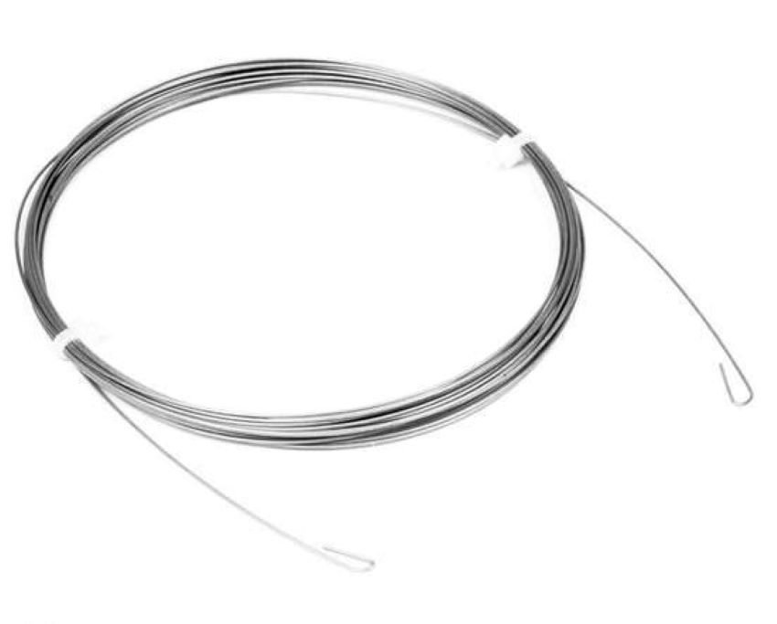 1 kg de Linha de aço inox polido brilhante duro 0,80 mm 254 Mt - 6