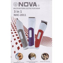 Barbeador Aparador Pelos E Máquina De Cortar Cabelos 3 Em 1 Nova Nch-2011 - 1