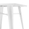 Mesa Iron Tolix - Metal - Bar - Gourmet - Branco - 3