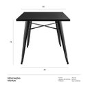 Ver imagem 6 de Mesa Iron Tolix - Metal - Bar - Gourmet - Preto