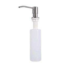 Dispenser Dosador sabao Embutir Detergente Sabonete Liquido escovado cozinha Pia banheiro - 2 Dispenser Dosador sabao Embutir Detergente Sabonete Liquido escovado cozinha Pia banheiro - 2