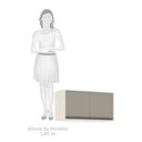 Ver imagem 4 de Armário Aéreo de Cozinha 80 Cm 2 Portas de Abrir Linea Luciane Móveis