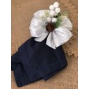 Ver imagem 3 de Anel Porta Guardanapo Argola Prata Natal Reveillon 12 Peças