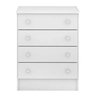 Cômoda Infantil 4 Gavetas Doce Sonho Branco - Qmovi - 2