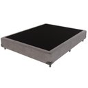 Ver imagem 1 de Cama Box Casal Cinza V-store 138x188x44