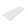 1 Prateleira Branca 100x10 com Suporte Flutuante Mdf Organizadora Decoração Cozinha Quarto Banheiro - 1