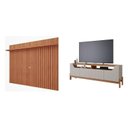 Ver imagem 2 de Rack com Painel Ripado para TV até 60 Polegadas 100% MDF 185CMX197CM Moema Espresso Móveis