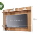 Ver mais imagens de Rack com Painel Ripado para TV até 60 Polegadas 100% MDF Moema Espresso Móveis