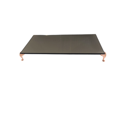 Bandeja em Espelho Bronze12x22cm com Pés Metálicos Rosé Gold - 2