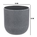 Ver imagem 6 de Vaso Redondo Decorativo Cinza 9,5x9,5 cm - D’Rossi